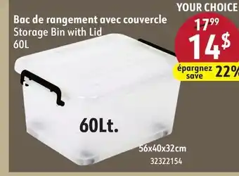 Hart Storage Bin with Lid offer