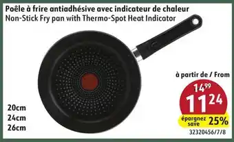 Hart Non-Stick Fry pan with Thermo-Spot Heat Indicator offer