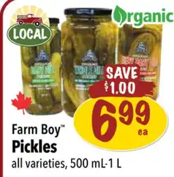 Farm Boy Farm Boy Pickles offer