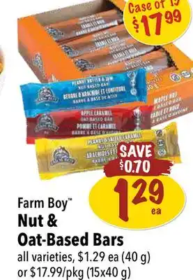 Farm Boy Farm Boy Nut & Oat-Based Bars offer