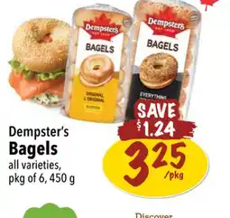 Farm Boy Dempster's Bagels offer