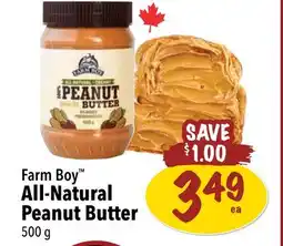 Farm Boy Farm Boy All-Natural Peanut Butter offer