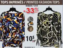 Hart PRINTED FASHION TOPS offer