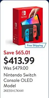 Walmart Nintendo Switch Console OLED Model offer