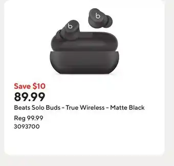 Staples Beats Solo Buds - True Wireless - Matte Black offer