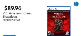 Walmart PS5 Assassin's Creed Shawdows offer