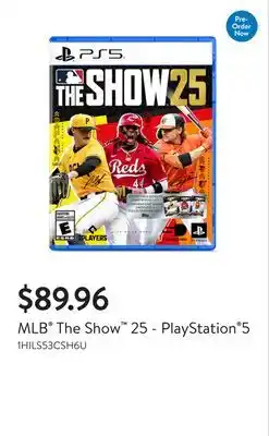 Walmart MLB The Show 25 - PlayStation 5 offer