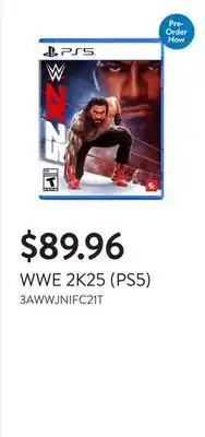 Walmart WWE 2K25 (PS5) offer