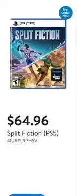 Walmart Split Fiction (PS5) offer