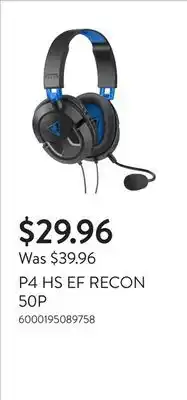 Walmart P4 HS EF RECON 50P offer