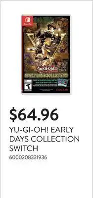 Walmart YU-GI-OH! EARLY DAYS COLLECTION SWITCH offer