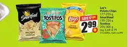 Chalo FreshCo Lay's Potato Chips 177-235 g Smartfood 150-220 g Tostitos 205-300 g offer