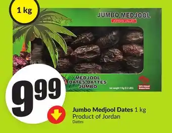 Chalo FreshCo Jumbo Medjool Dates 1 kg Product of Jordan offer