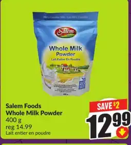 Chalo FreshCo Salem Foods Whole Milk Powder 400 g offer