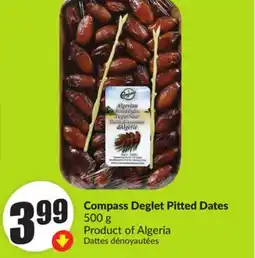 Chalo FreshCo Compass Deglet Pitted Dates 500 g Product of Algeria offer