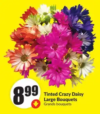 Chalo FreshCo Tinted Crazy Daisy Large Bouquets offer