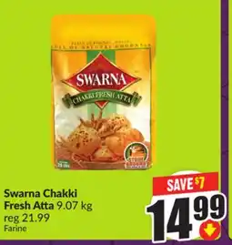 Chalo FreshCo Swarna Chakki Fresh Atta 9.07 kg offer