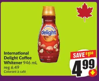 Chalo FreshCo International Delight Coffee Whitener 946 mL offer