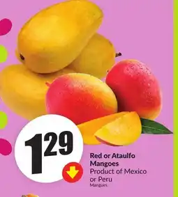 Chalo FreshCo Red or Ataulfo Mangoes Product of Mexico or Peru offer