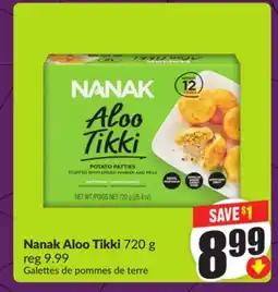 Chalo FreshCo Nanak Aloo Tikki 720 g offer