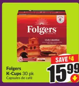 Chalo FreshCo Folgers K-Cups 30 pk offer