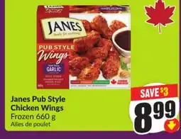 Chalo FreshCo Janes Pub Style Chicken Wings Frozen 660 g offer