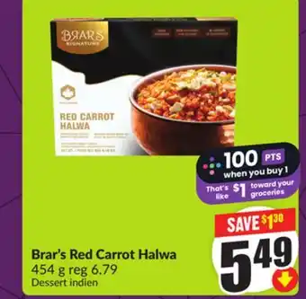 Chalo FreshCo Brar's Red Carrot Halwa 454 g offer