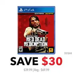 GameStop PS4 - Red Dead Redemption offer