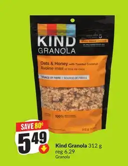 Chalo FreshCo Kind Granola 312 g offer