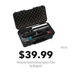 GameStop Nintendo Switch Deluxe System Case by Biogenik offer