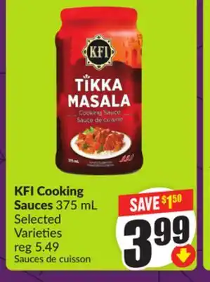 Chalo FreshCo KFI Cooking Sauces 375 mL Selected Varieties offer