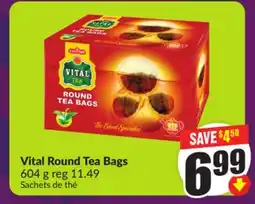 Chalo FreshCo Vital Round Tea Bags 604 g offer