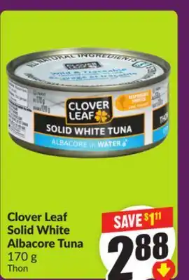 Chalo FreshCo Clover Leaf Solid White Albacore Tuna 170 g offer