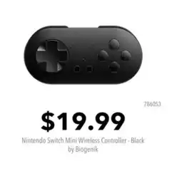 GameStop Nintendo Switch Mini Wireless Controller - Black by Biogenik offer