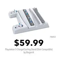 GameStop Playstation 5 Charge/Cooling Stand (Slim Compatible) by Biogenik offer