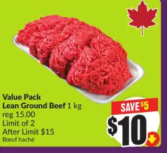 Chalo FreshCo Value Pack Lean Ground Beef 1 kg offer