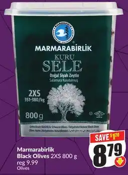 Chalo FreshCo Marmarabirlik Black Olives 2XS 800 g offer