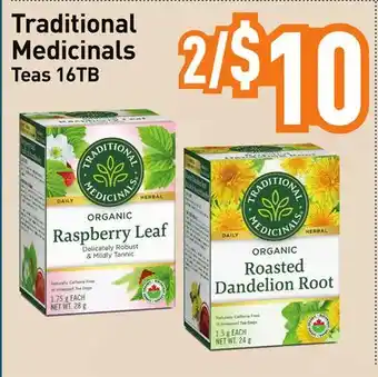 Healthy Planet Traditional Medicinals Teas offer