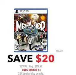 GameStop PS5 - METAPHOR offer