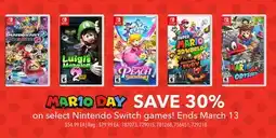 GameStop MARIO DAY offer