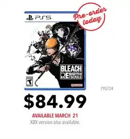 GameStop Bleach Rebirth of Souls offer