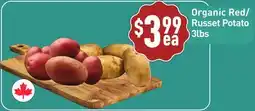 Healthy Planet Organic Red/ Russet Potato offer