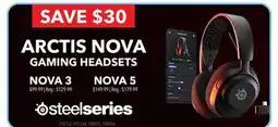 GameStop Steelseries ARCTIS NOVA GAMING HEADSETS offer