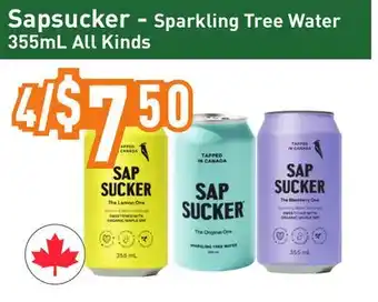 Healthy Planet Sapsucker - Sparkling Tree Water offer