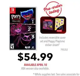 GameStop Poppy Playtime Triple Pack offer