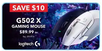 GameStop G502 X GAMING MOUSE offer