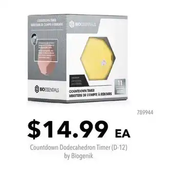 GameStop Countdown Dodecahedron Timer (D-12) by Biogenik offer