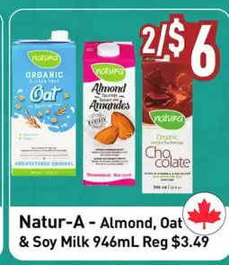 Healthy Planet Natur-A - Almond, Oat & Soy Milk offer