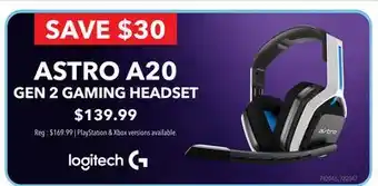 GameStop ASTRO A20 GEN 2 GAMING HEADSET offer