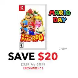 GameStop Super Mario RPG offer